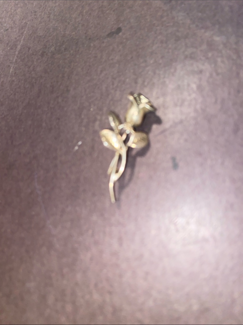 Vintage Sterling Silver Rose Brooch 1.75" 0028